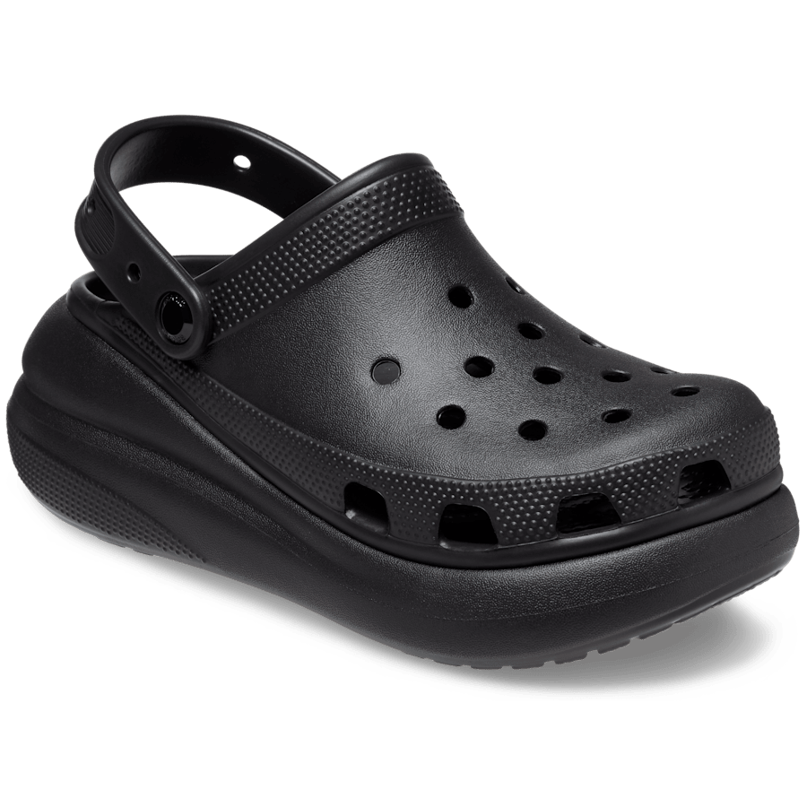 Black Crush Clog - Angle - Crocs