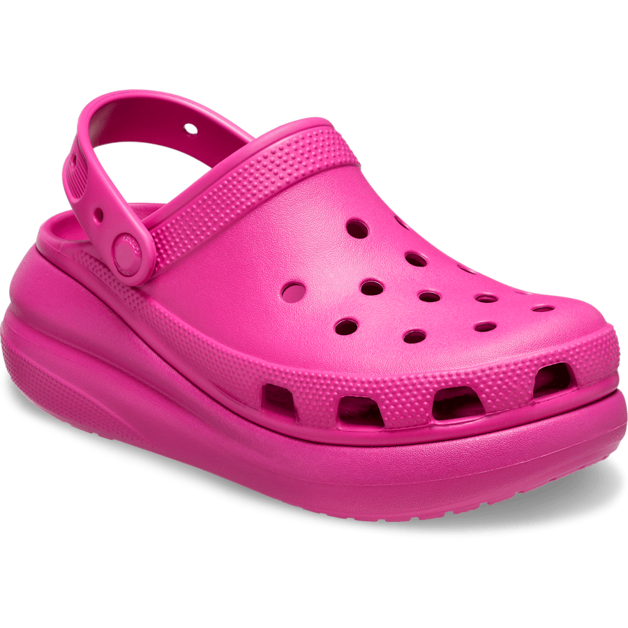 Fuchsia Fun Crush Clog - Angle - Crocs