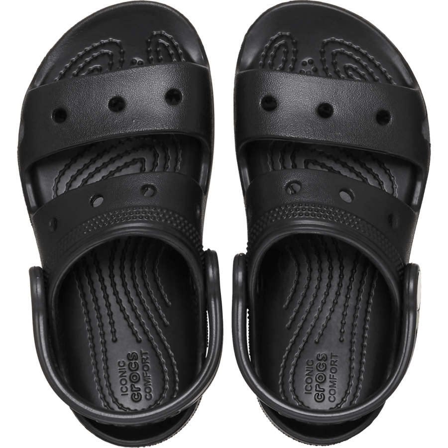 Black Toddler Classic Crocs Sandal - Top - Crocs
