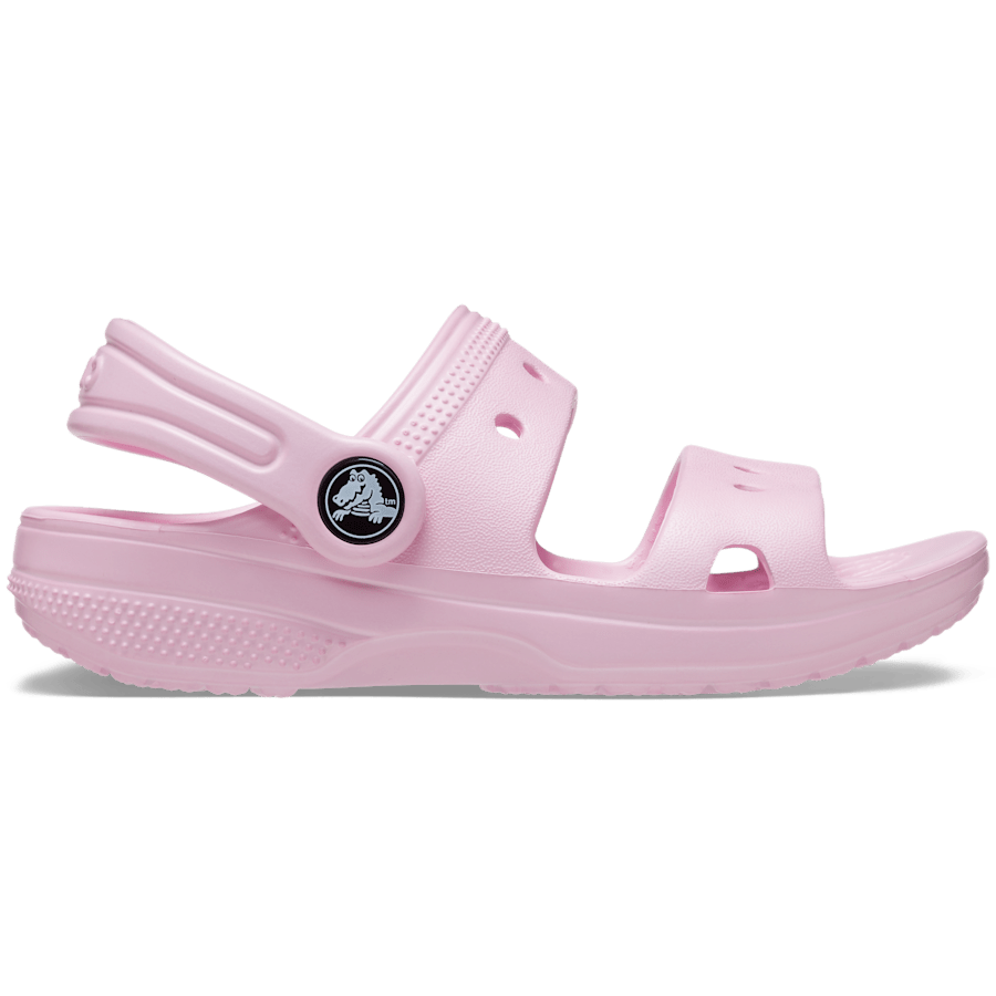 Ballerina Pink Toddler Classic Crocs Sandal - Side - Crocs