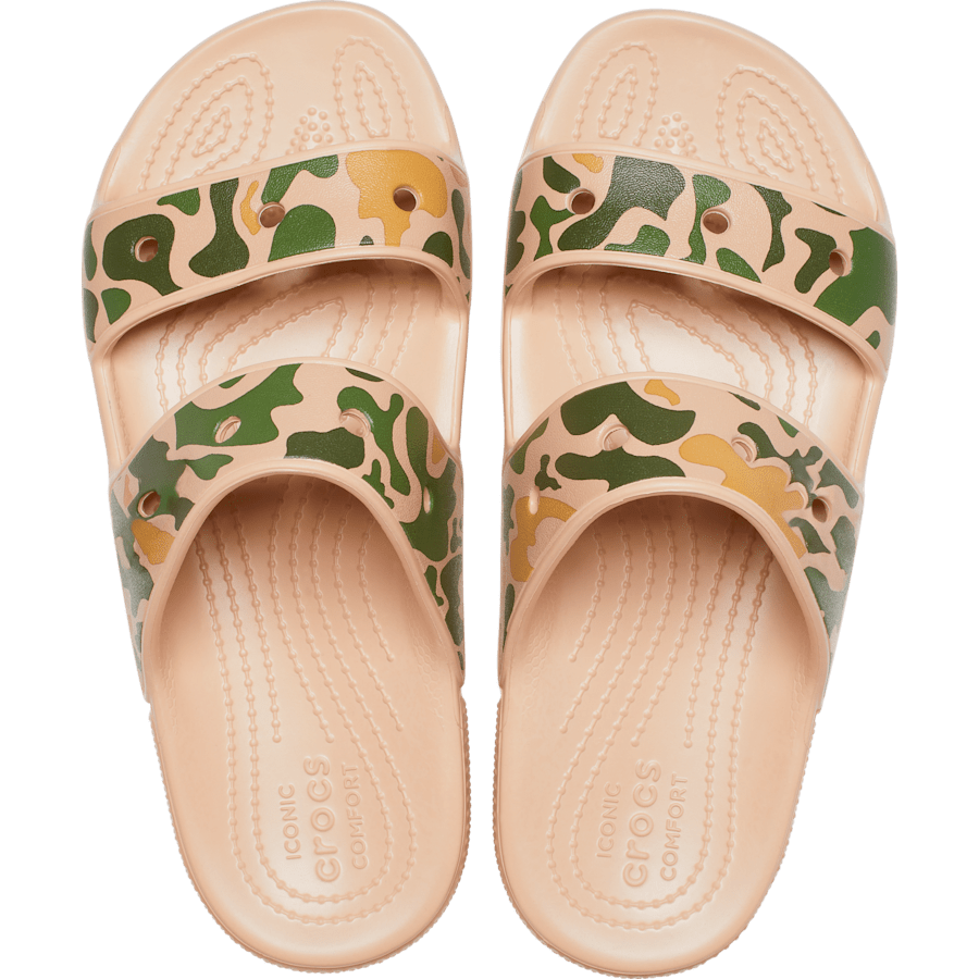 Color Classic Crocs Printed Camo Sandal - Top - Crocs