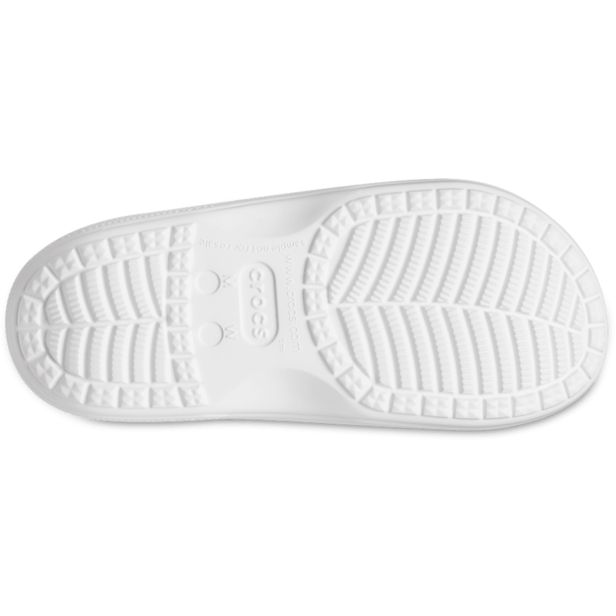 White Baya Sandal - Bottom - Crocs