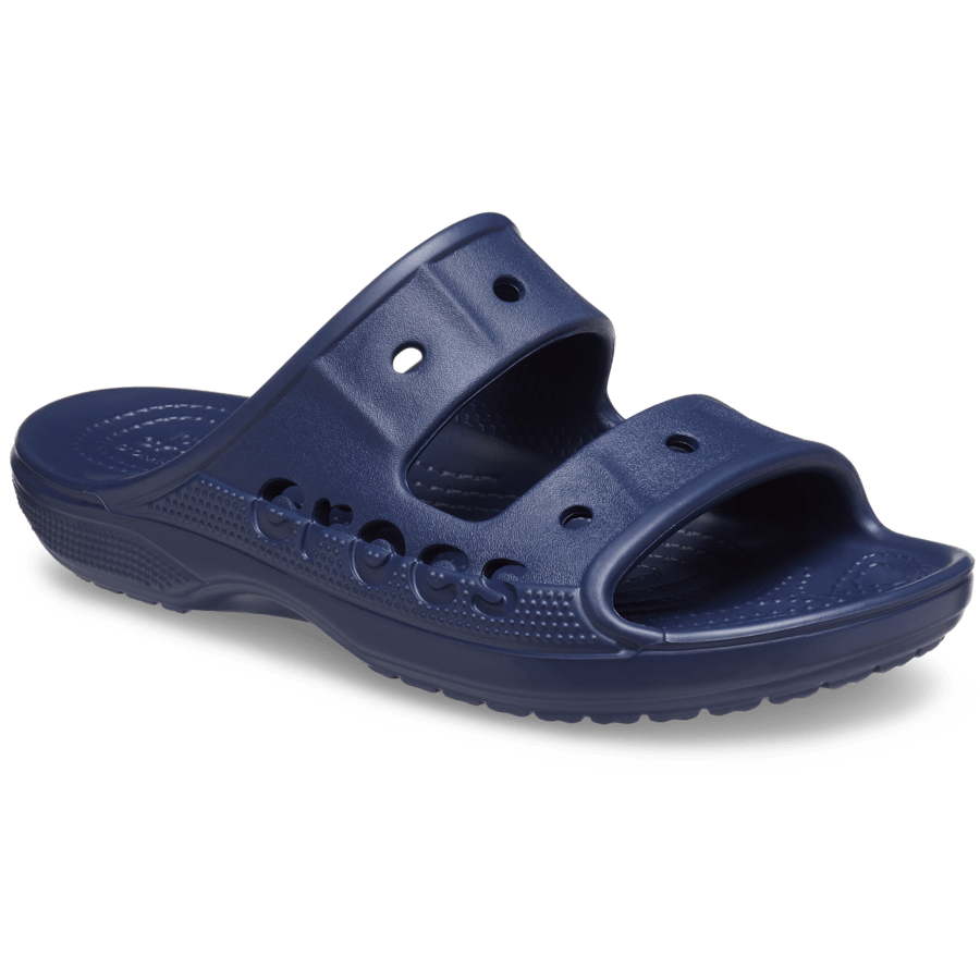 Navy Baya Sandal - Angle - Crocs