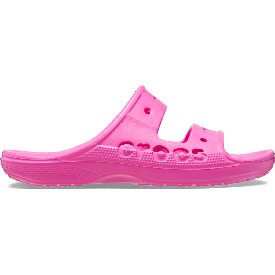 Electric Pink Baya Sandal - Side - Crocs