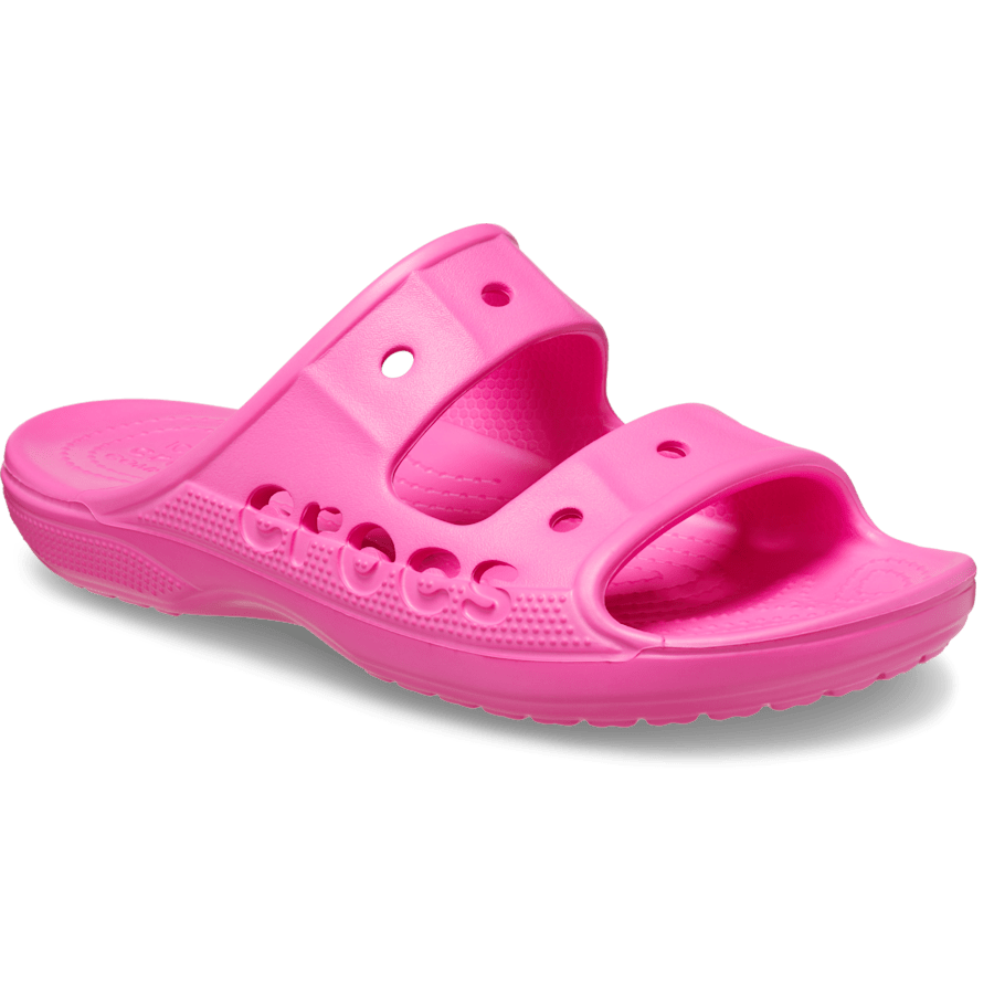 Electric Pink Baya Sandal - Angle - Crocs
