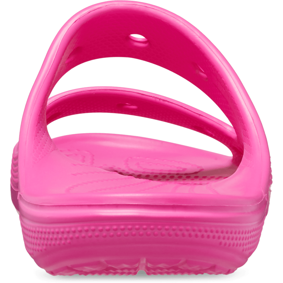 Electric Pink Baya Sandal - Back - Crocs