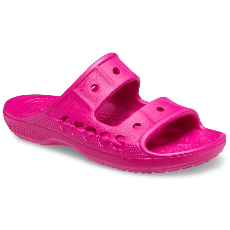 Candy Pink Baya Sandal - Angle - Crocs