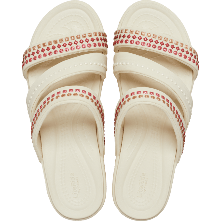 Colour Women’s Crocs Monterey II Medallion Strappy Wedge - Top - Crocs
