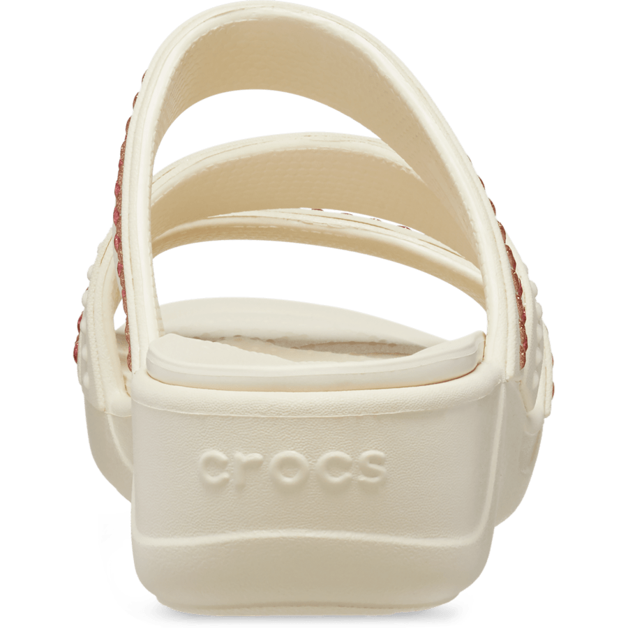 Colour Women’s Crocs Monterey II Medallion Strappy Wedge - Back - Crocs