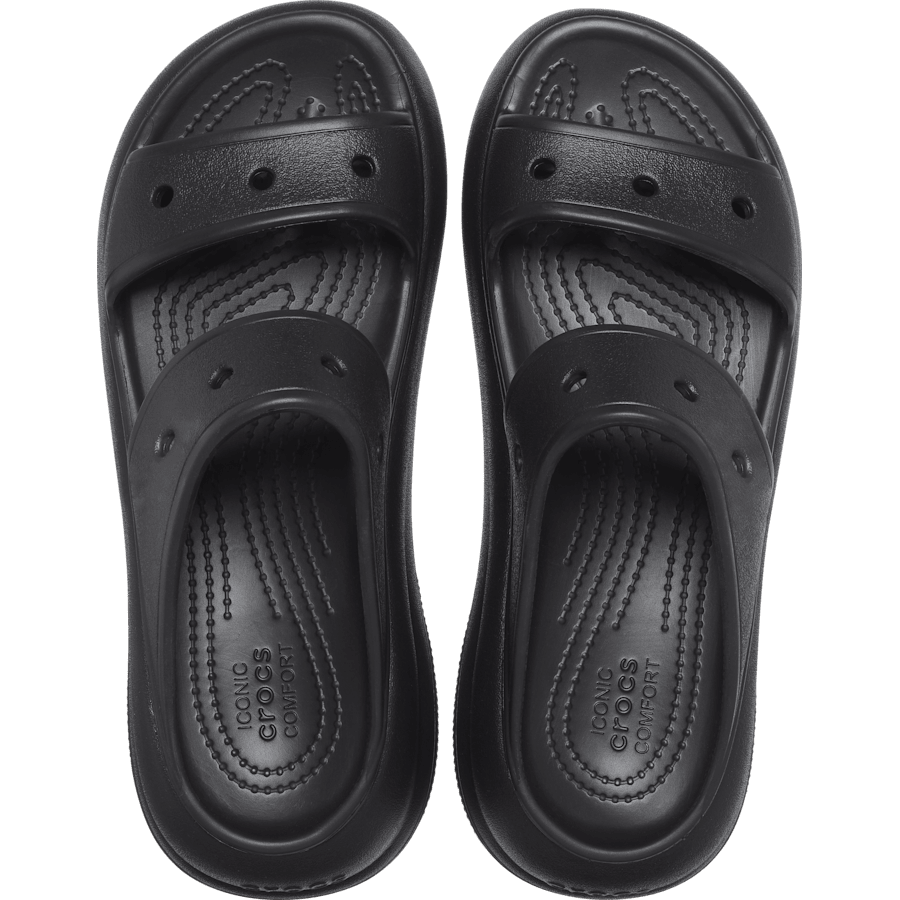 Black Crush Sandal - Top - Crocs