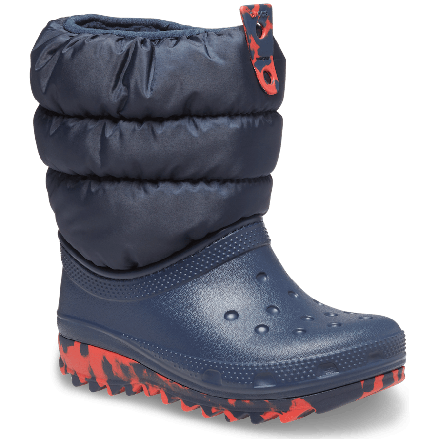 Navy Toddler Classic Neo Puff Boot - Angle - Crocs