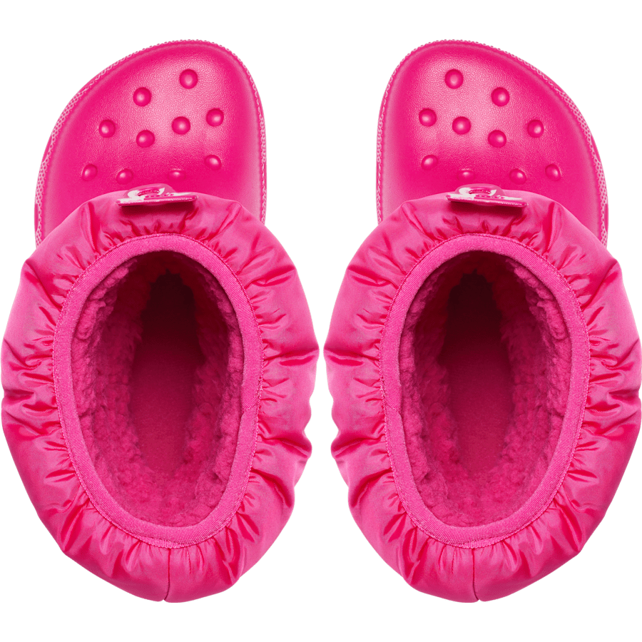 Candy Pink Toddler Classic Neo Puff Boot - Top - Crocs
