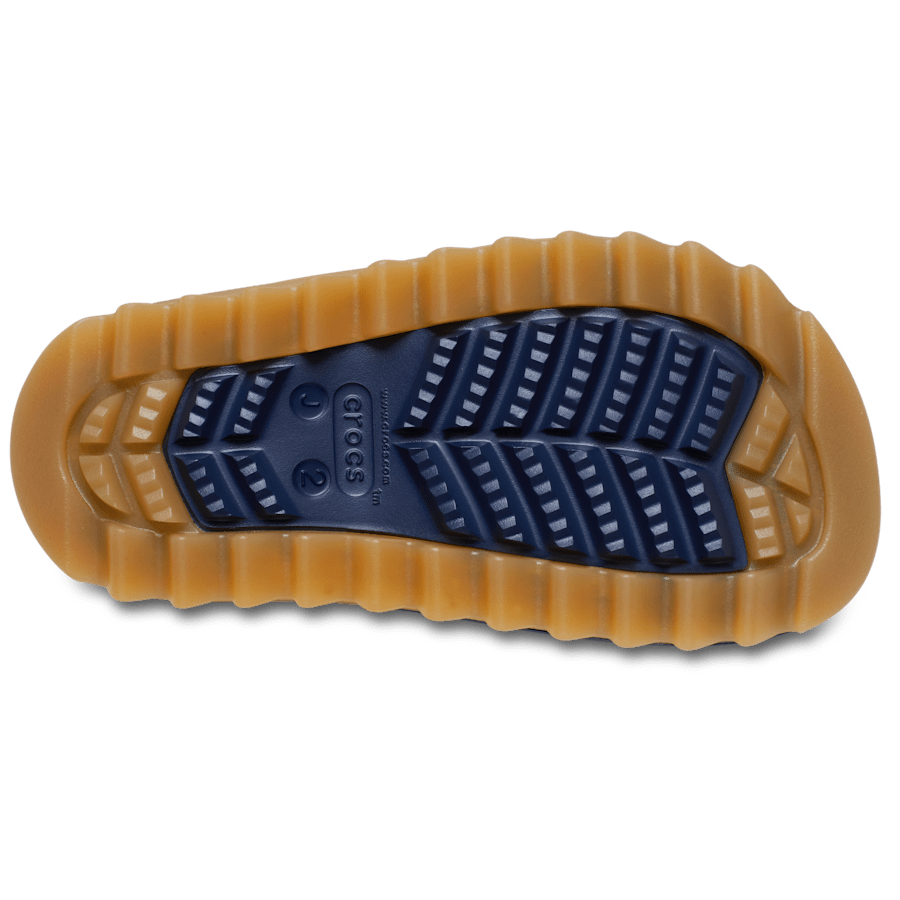 Navy / Gum Kids' Classic Neo Puff Boot - Bottom - Crocs