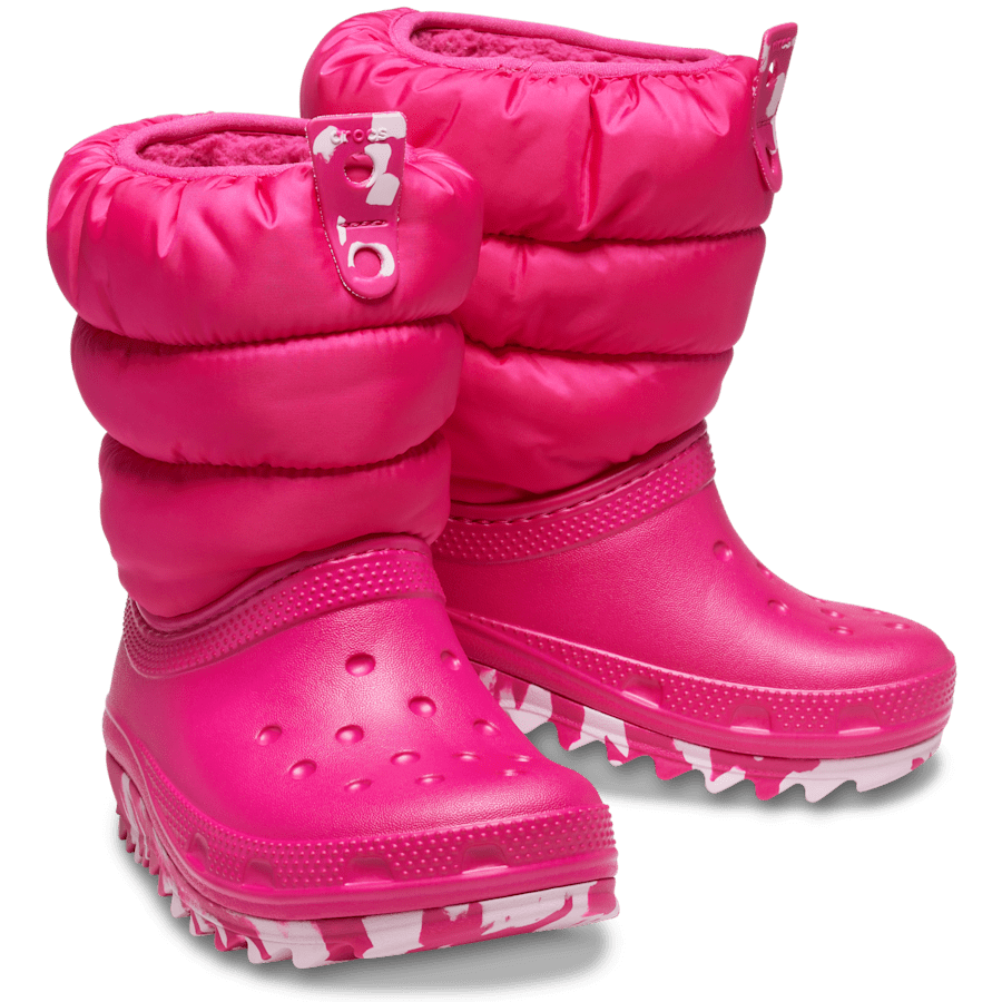 Candy Pink Kids' Classic Neo Puff Boot - Paar - Crocs