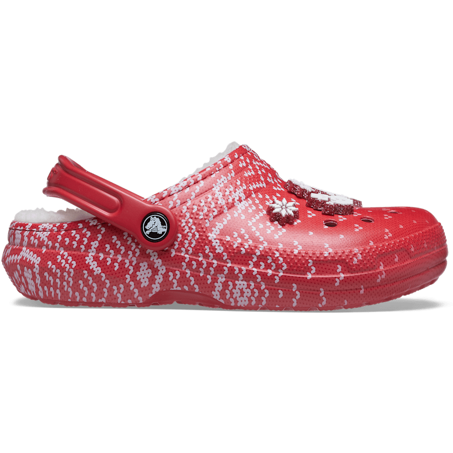 Classic Lined Holiday Charm Clog