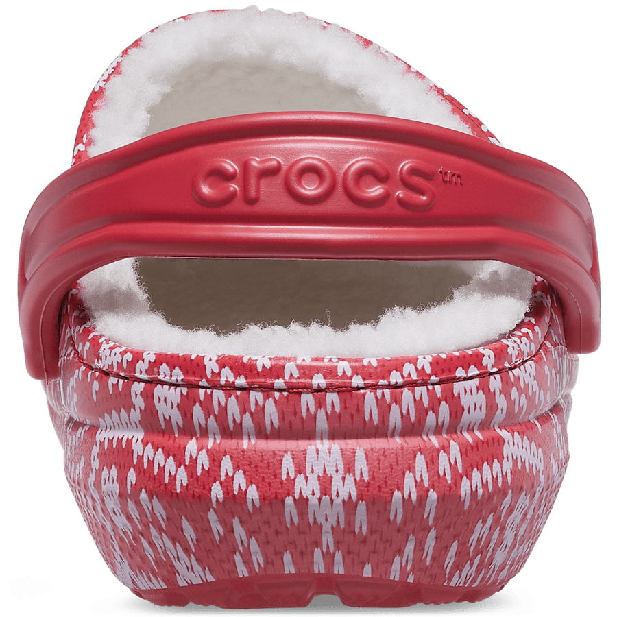 Color Classic Lined Holiday Charm Clog - Back - Crocs