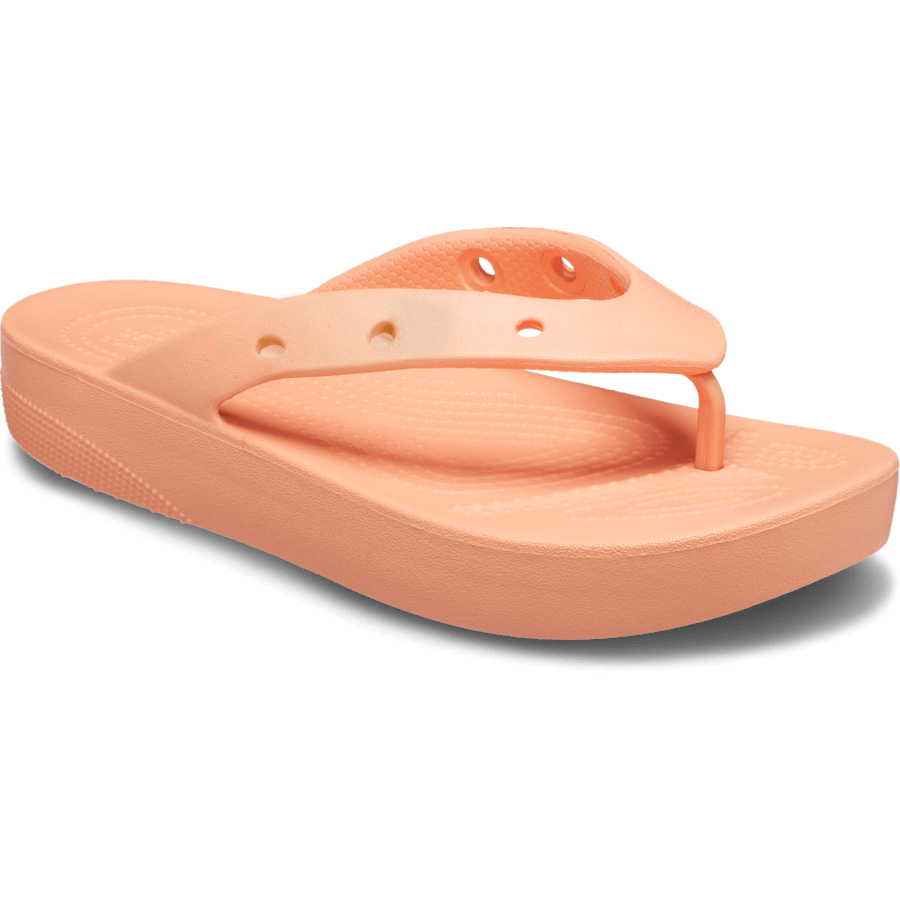 Papaya Classic Platform Flip - Angle - Crocs