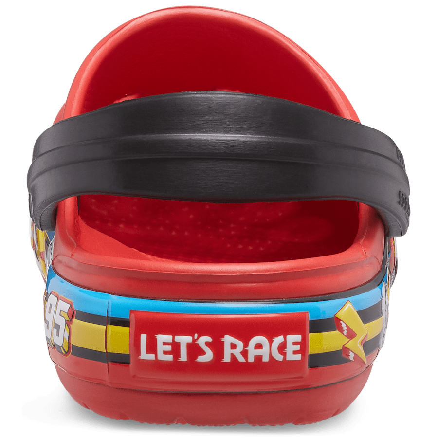 Flame Toddler Fun Lab Disney Pixar Cars Lights Band Clog - Back - Crocs