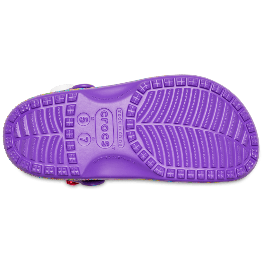 Color Classic Lisa Frank Clog - Bottom - Crocs
