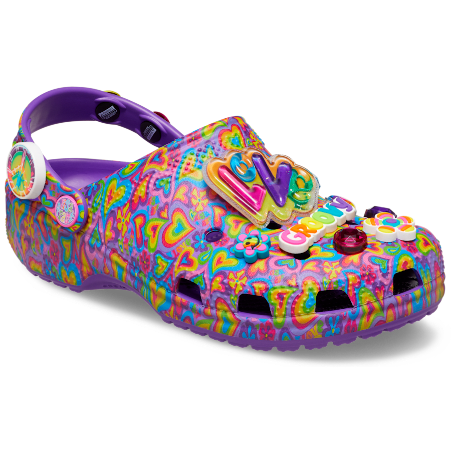 Color Classic Lisa Frank Clog - Angle - Crocs