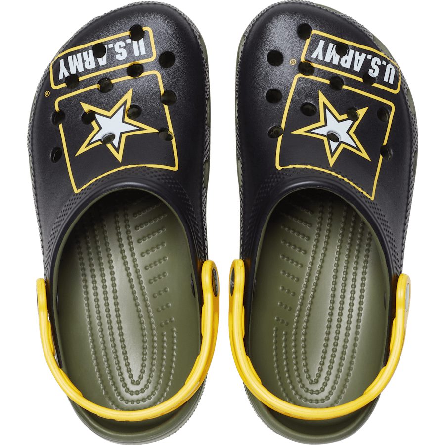 Army Green Classic US Army Clog - Side - Crocs