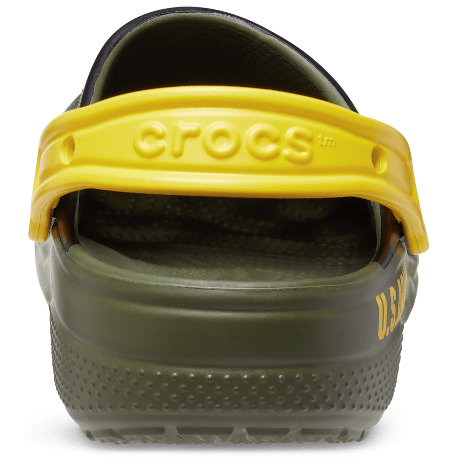Army Green Classic US Army Clog - Back - Crocs