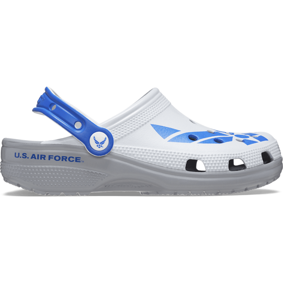 White Classic US Air Force Clog - Top - Crocs