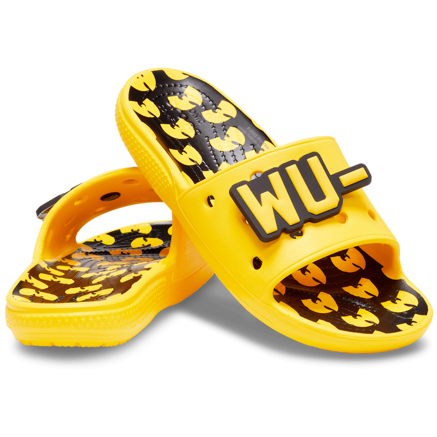 Color ClassicCrocsWuTangClanSlide Yel/Blk - Pair - Crocs