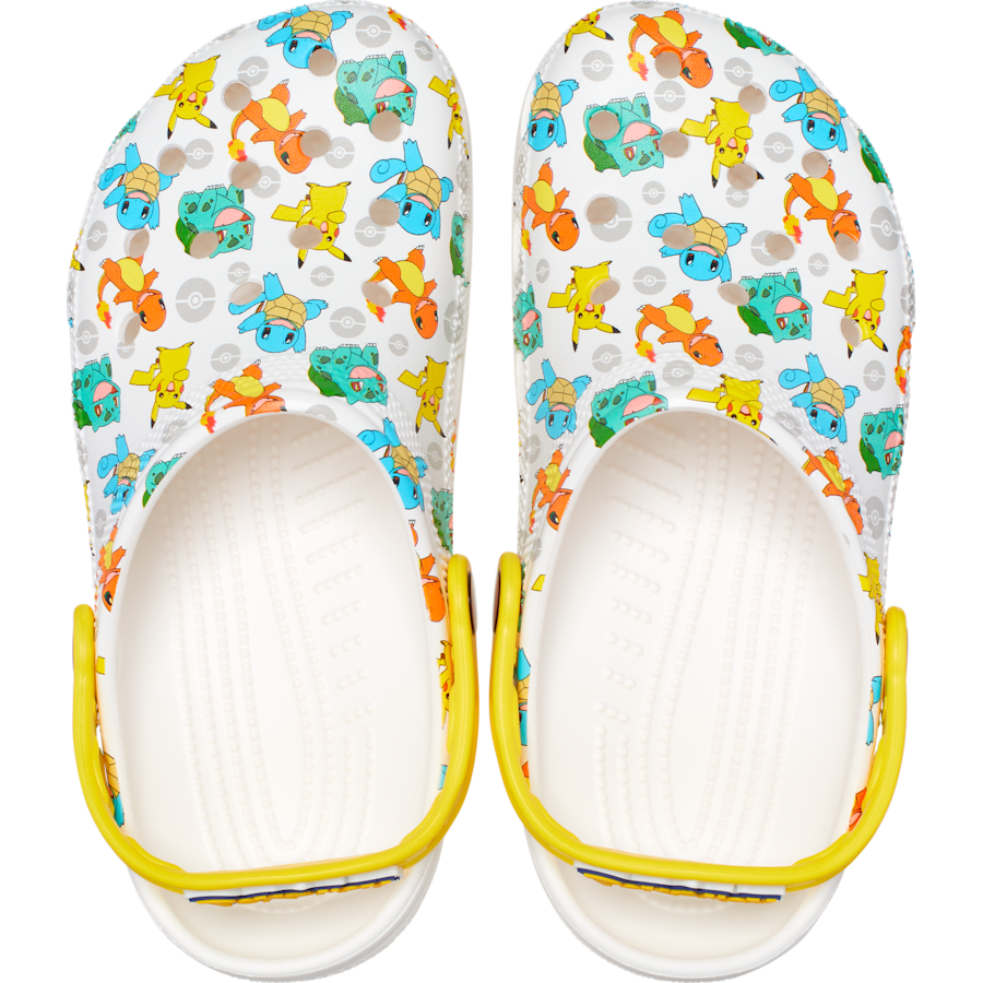 White / Multi Classic Pokemon II Clog - Top - Crocs