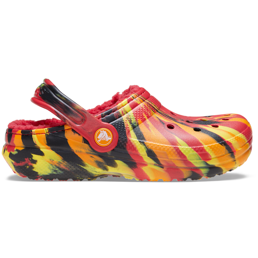 Color Kids' Classic Lined Marbled Clog - Side - Crocs