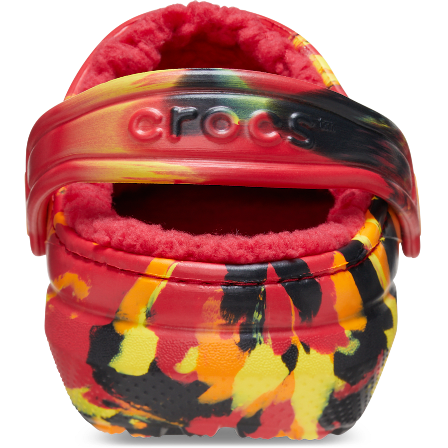 Color Kids' Classic Lined Marbled Clog - Back - Crocs