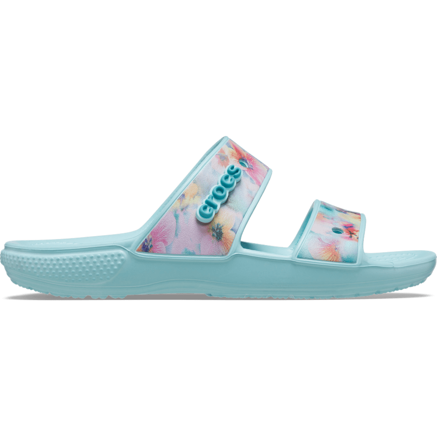 Pure Water / Multi Classic Crocs Dream Sandal - Side - Crocs