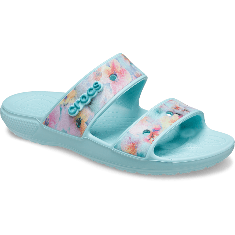 Pure Water / Multi Classic Crocs Dream Sandal - Angle - Crocs