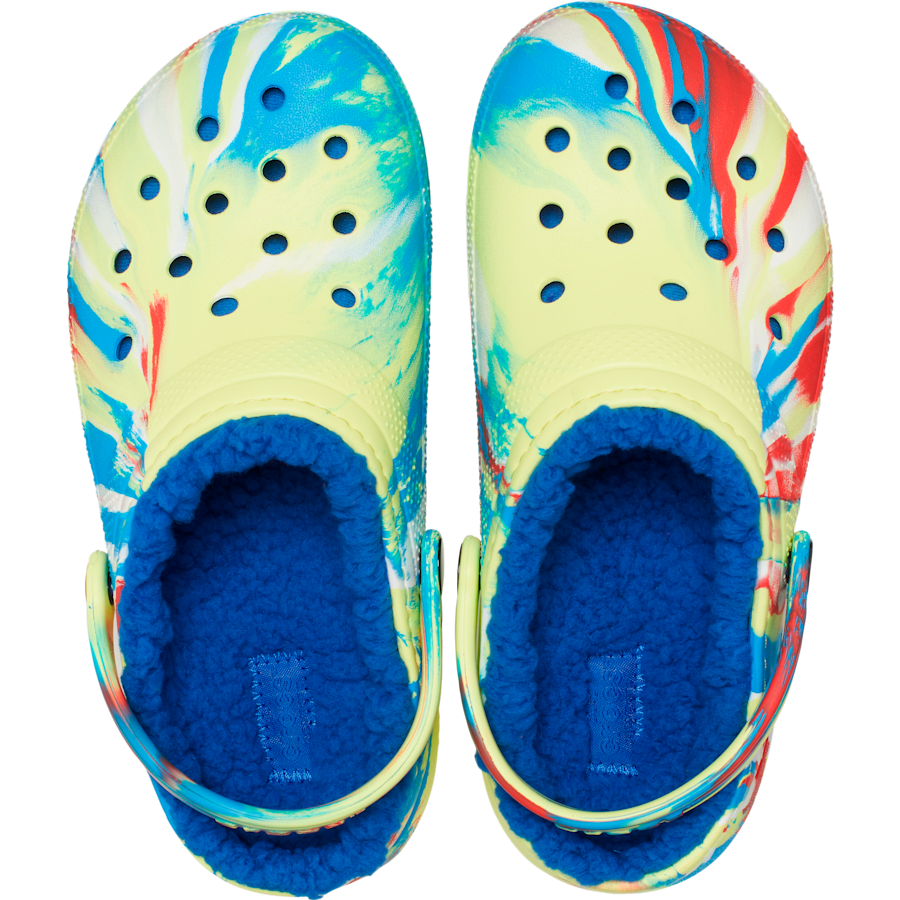 Color Toddler Classic Lined Marbled Clog - Top - Crocs