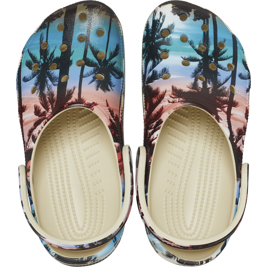 Bone / Multi Classic Retro Resort Clog - Top - Crocs