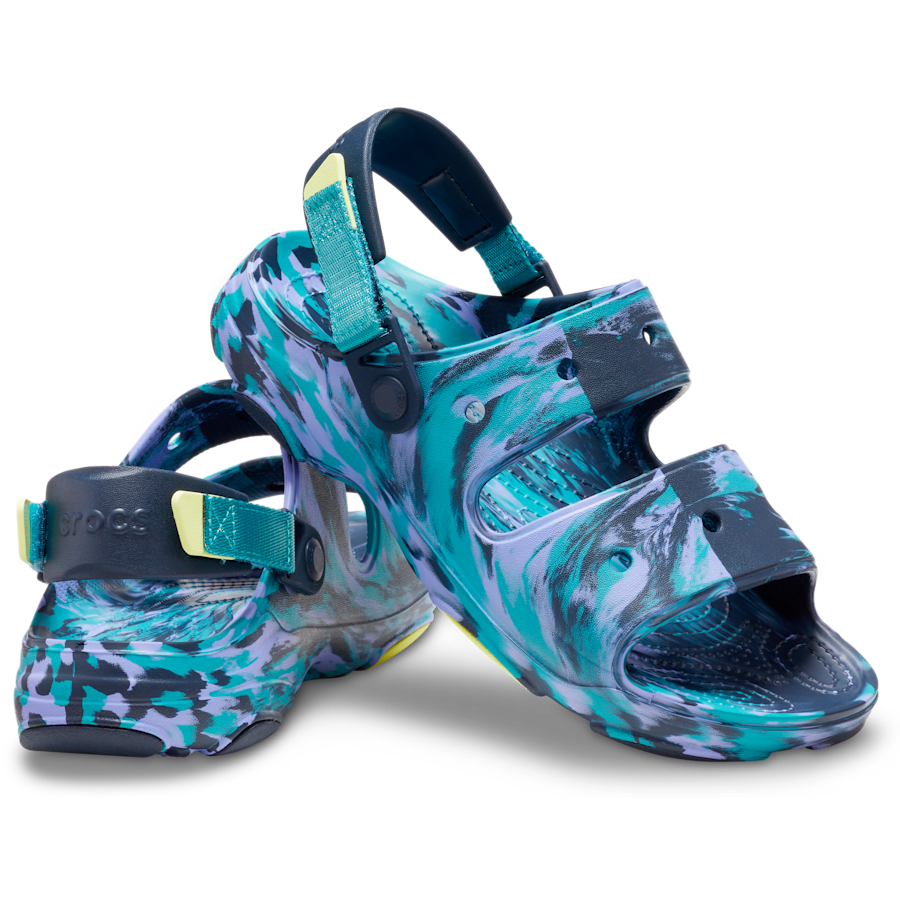 Navy / Multi All-Terrain Marbled Sandal - Paar - Crocs