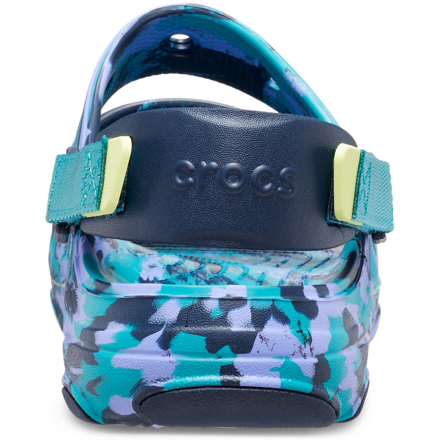 Navy / Multi All-Terrain Marbled Sandal - Zurück - Crocs