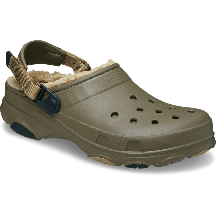 Walnut All-Terrain Lined Clog - Angle - Crocs