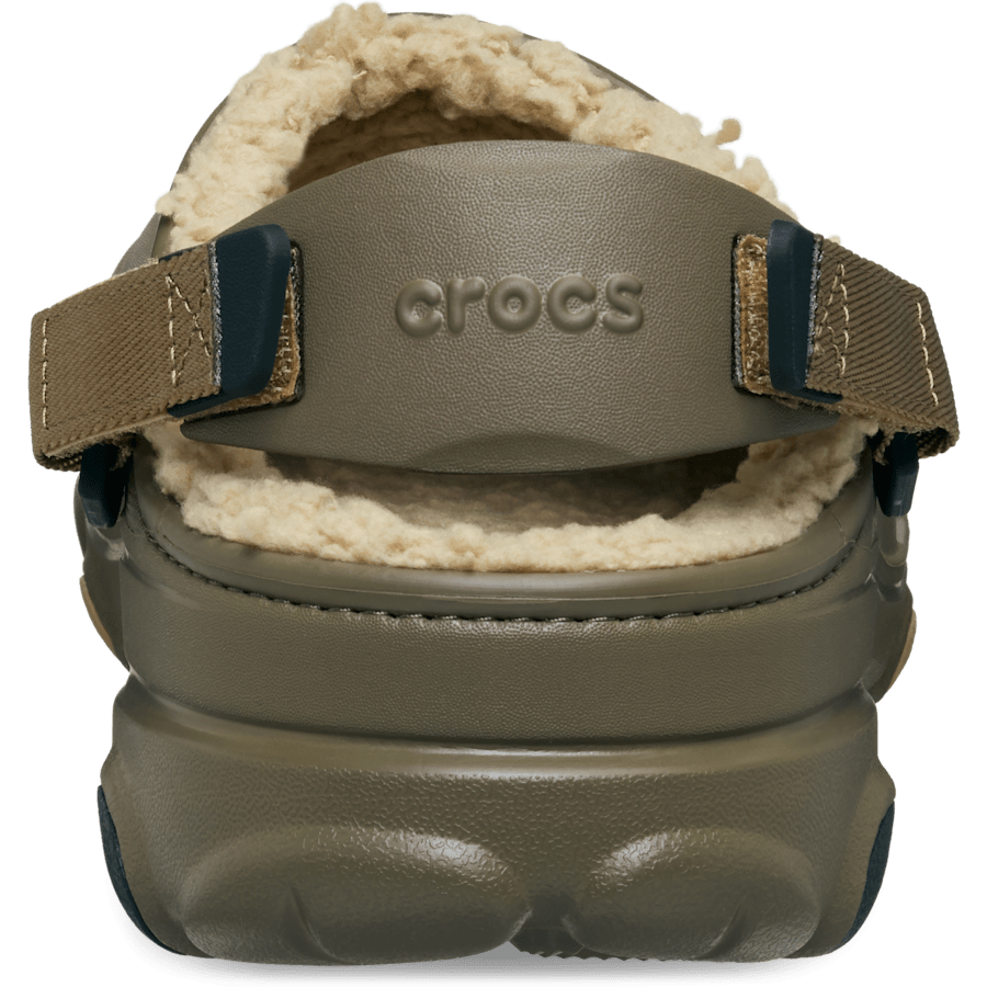 Walnut All-Terrain Lined Clog - Back - Crocs