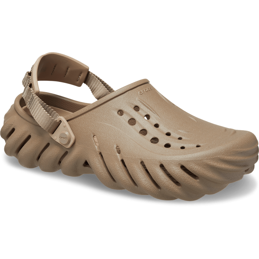 Khaki Echo Clog - Angle - Crocs