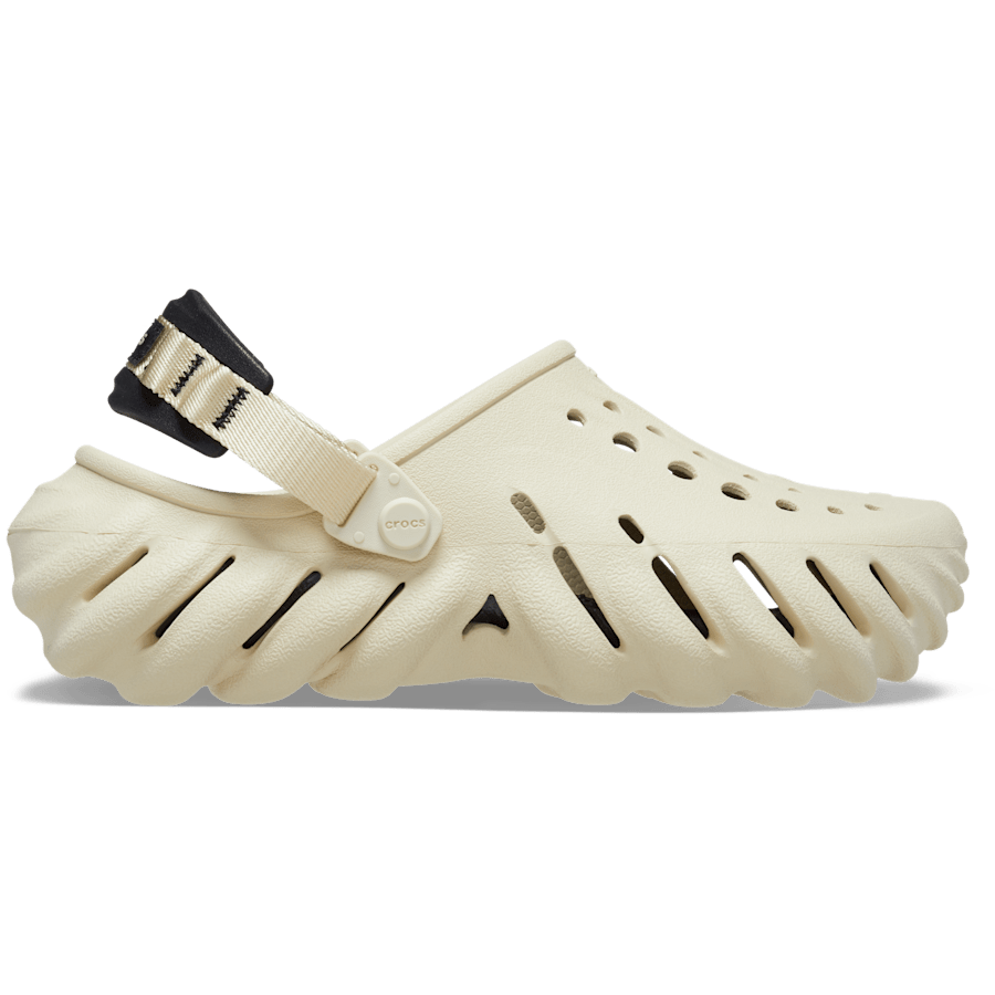 Bone / Black Echo Clog - Side - Crocs