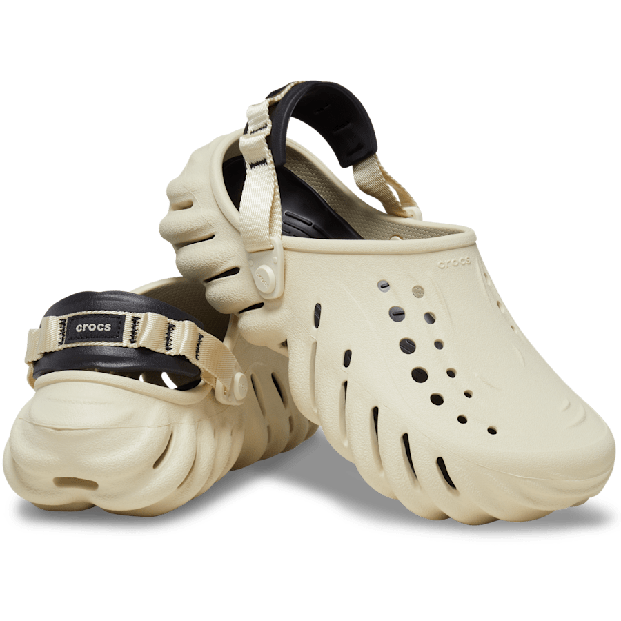 Bone / Black Echo Clog - Pair - Crocs