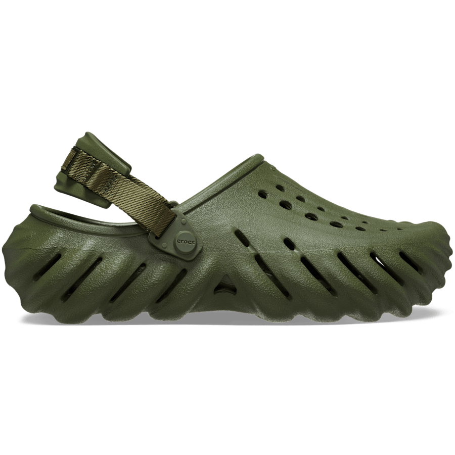 Army Green Echo Clog - Side - Crocs