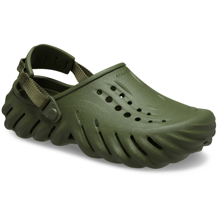 Army Green Echo Clog - Angle - Crocs