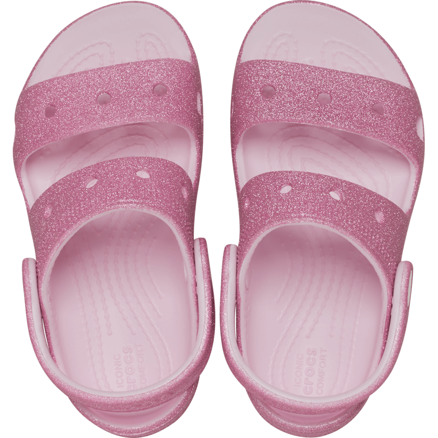 Pink Milk Toddler Classic Crocs Glitter Sandal - Top - Crocs