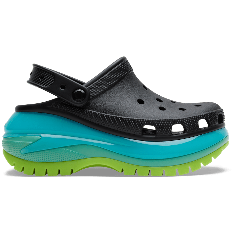 Black / Multi Mega Crush Clog - Side - Crocs
