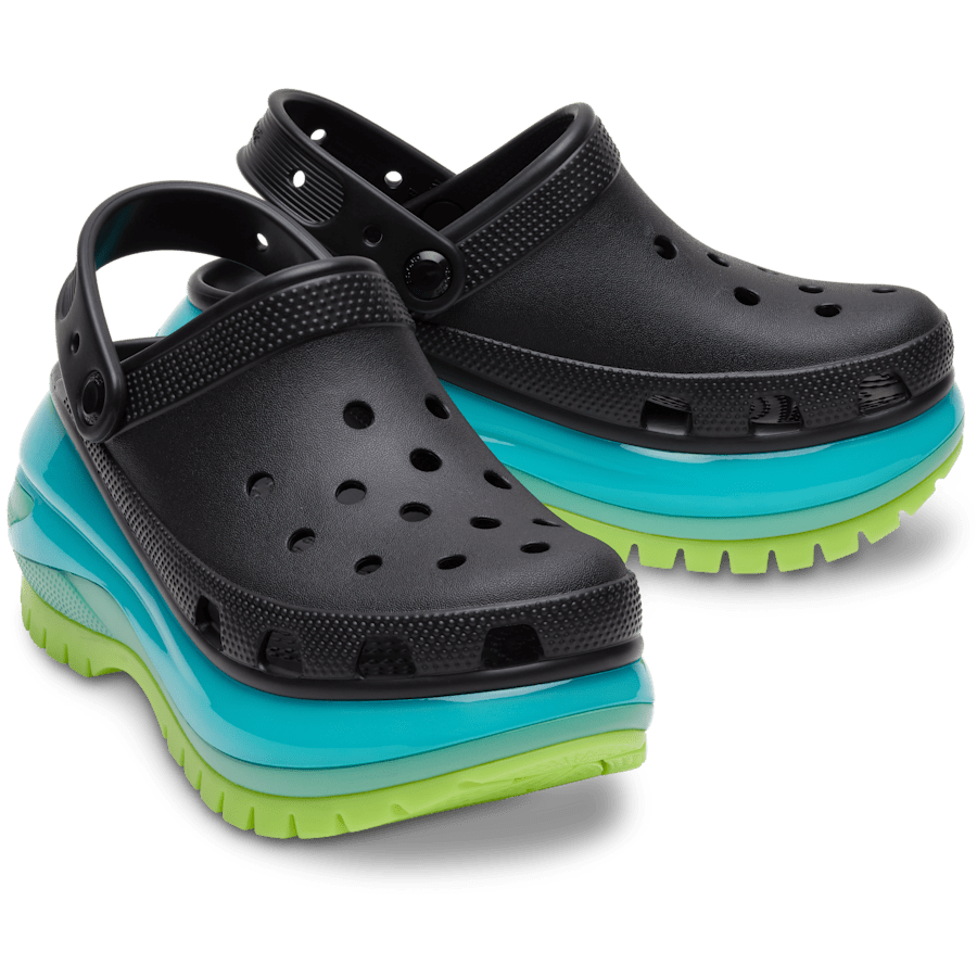 Black / Multi Mega Crush Clog - Pair - Crocs