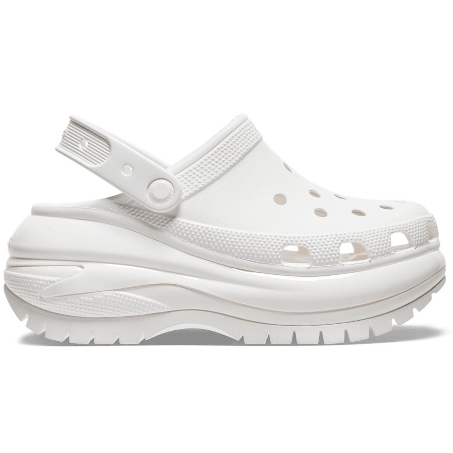 White Mega Crush Clog - Side - Crocs