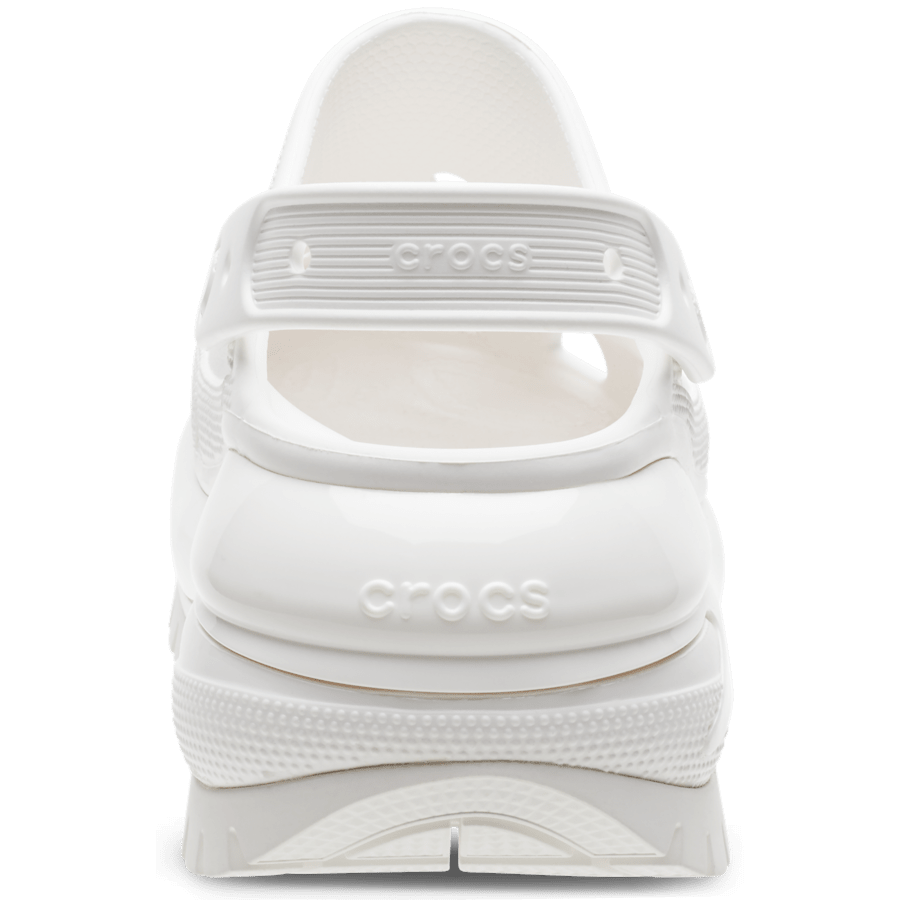 White Mega Crush Clog - Back - Crocs