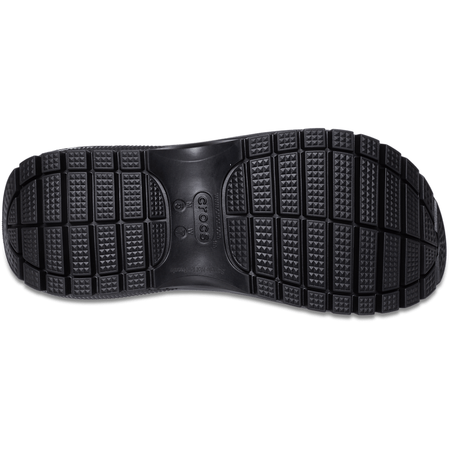 Black Mega Crush Sandal - Bottom - Crocs